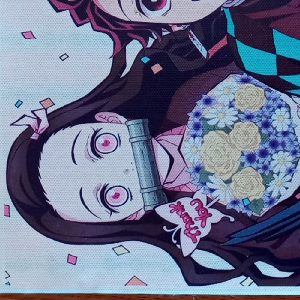 Demon Slayer Nezuko Kamado and Tanjiro Kamado Canvas Art Picture New - Picture 3 of 4